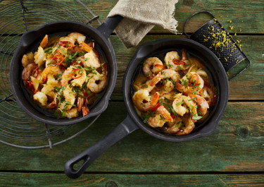 Gambas al ajillo - Hvidløgsrejer