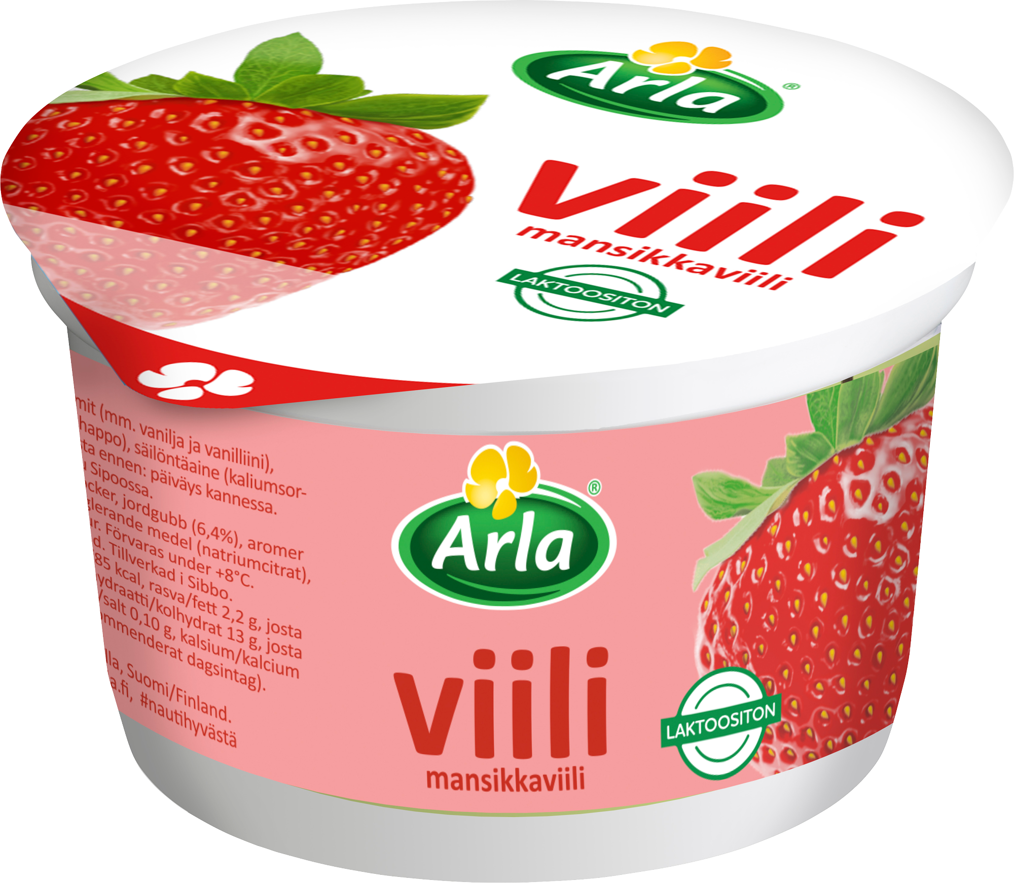 Arla mansikkaviili 200g, laktoositon