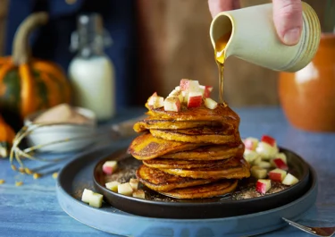 Pumpkin pancakes
