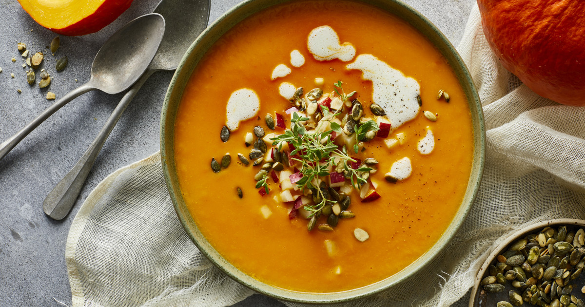 Hokkaido-Kürbissuppe Rezept | Arla - Rezept