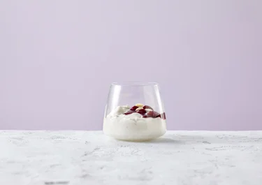 Rice a la mande with Cherry Sauce