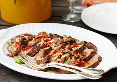 Grillad lammstek med chimichurri