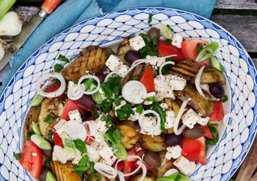 Grillattu perunasalaatti