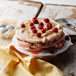 Layered meringue cake