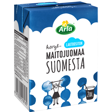 Arla Laktoositon Kevytmaitojuoma Suomi 2dl (UHT)