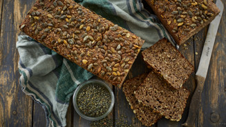 Rugbrød med linser