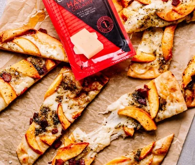 Peach Havarti Flatbread