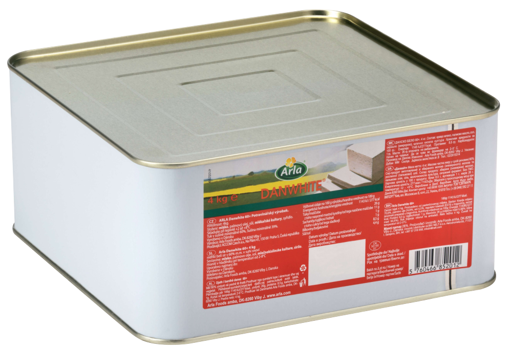 Arla Danwhite White Cheese 4kg