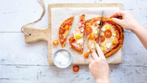 Naan-pizza