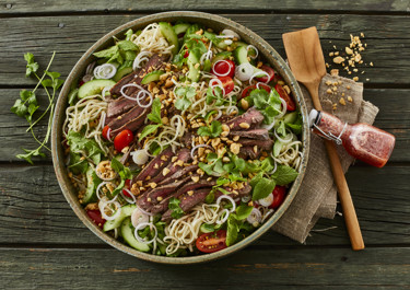 Asiatisk biffsallad