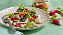 Stegt hornfisk