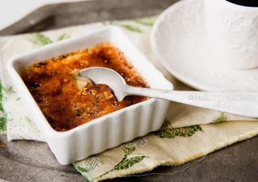 Crème brulée smaksatt med citron