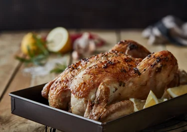 Lemon roast chicken