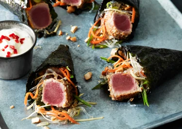 Grillad tonfisk med noriwrap