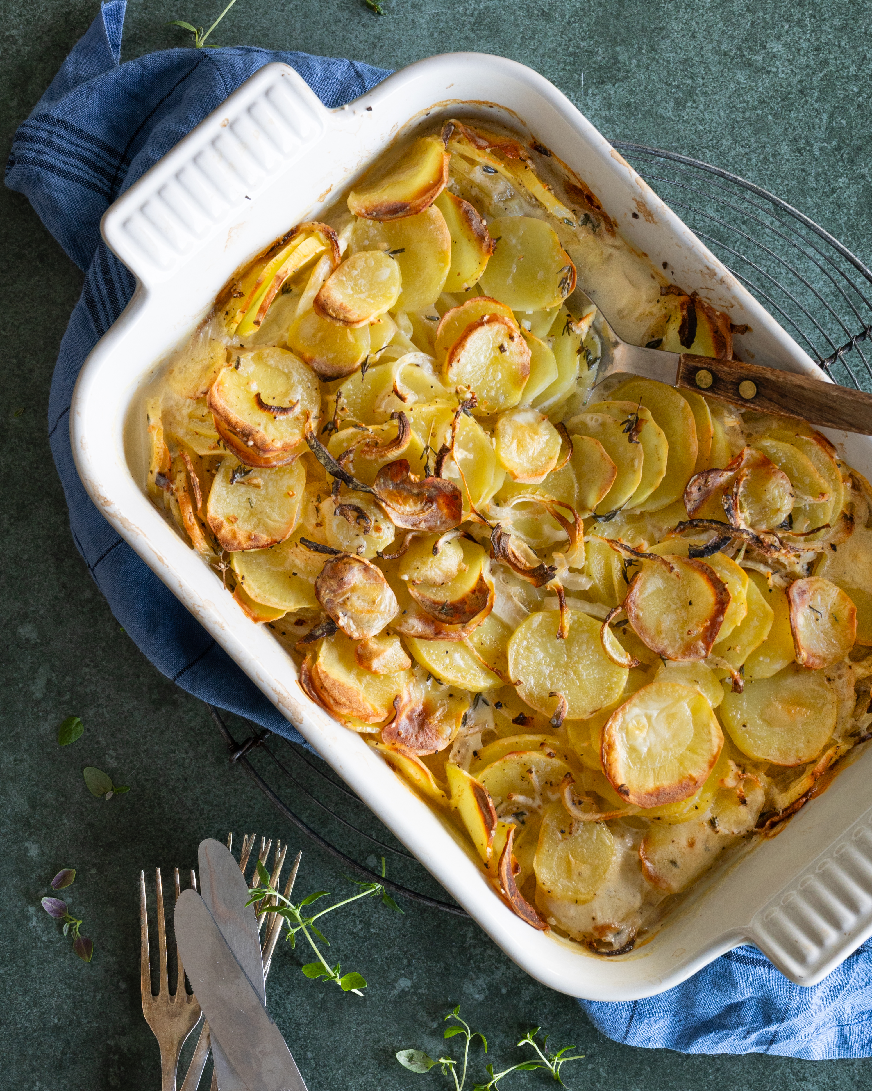 Lette flødekartofler