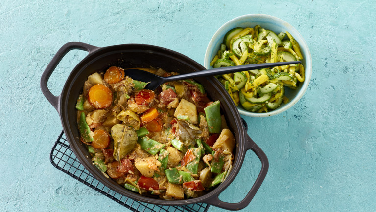 Tikka masala med knoldselleri og mangosalat