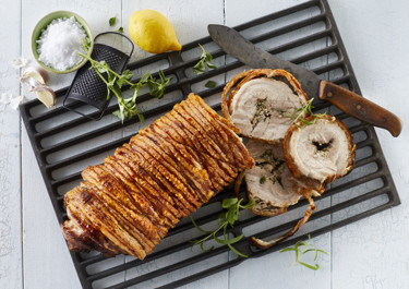 Porchetta på grill