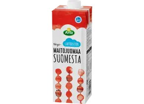 Arla Laktoositon Täysmaitojuoma Suomi 1L (UHT)