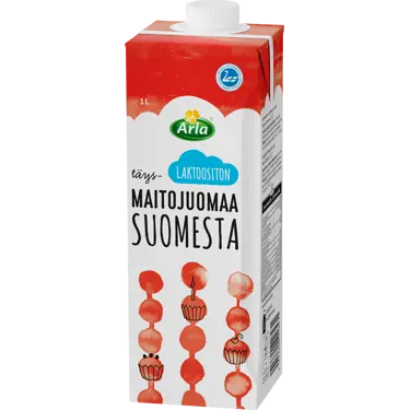 Arla Laktoositon Täysmaitojuoma Suomi 1L (UHT)