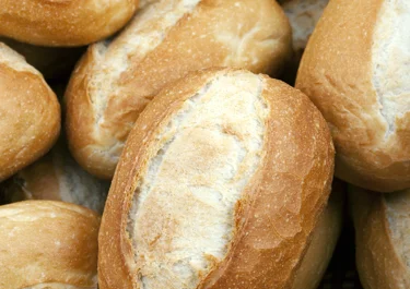 Crusty bread rolls