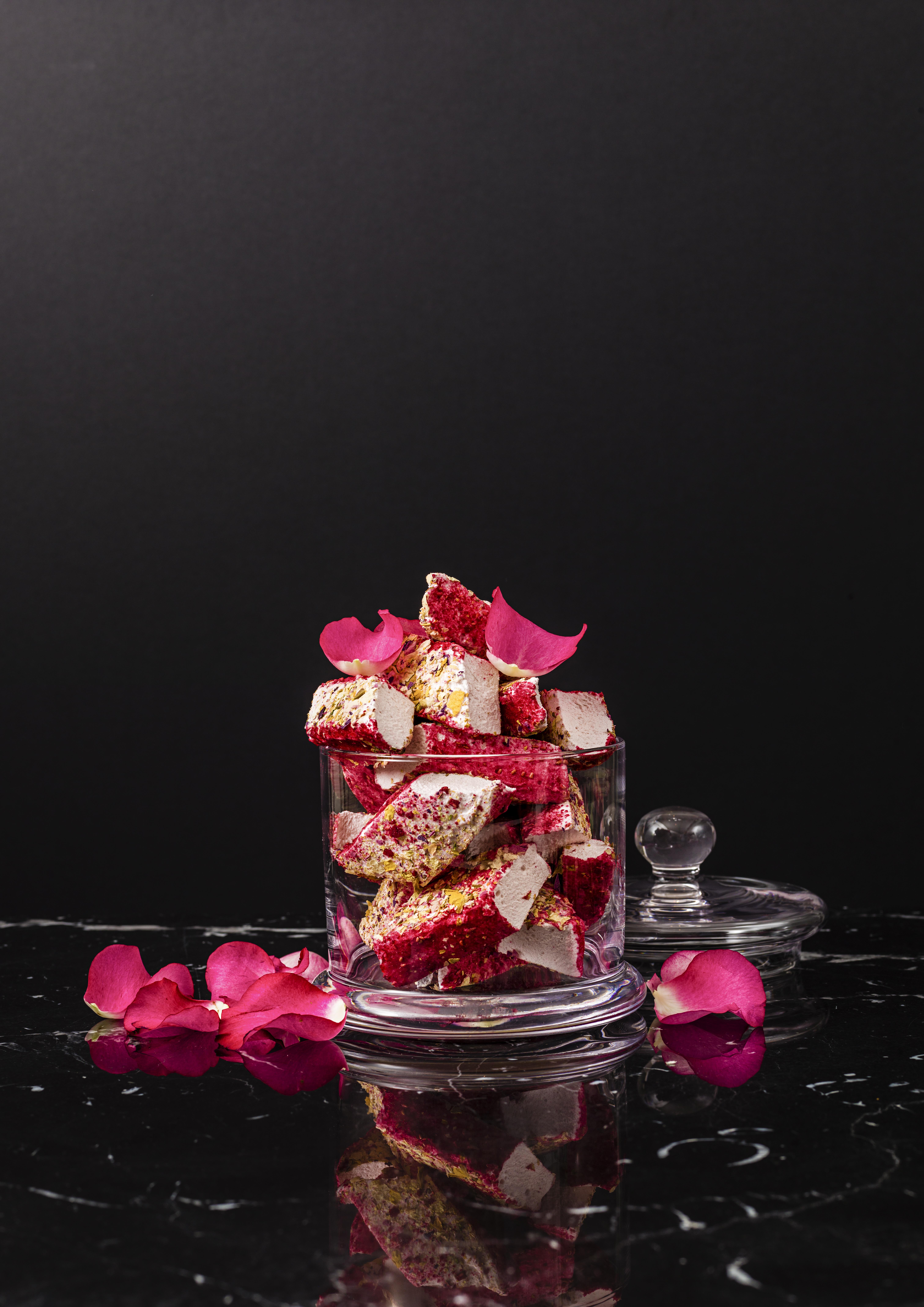 Smultronmarshmallows med hallon