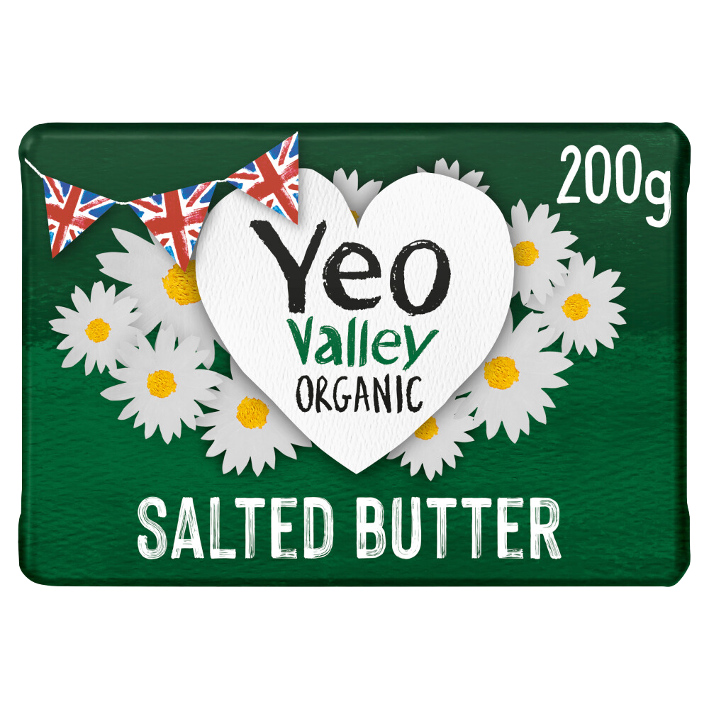 Yeo Valley Organic 1.5% Salted Butter 200g