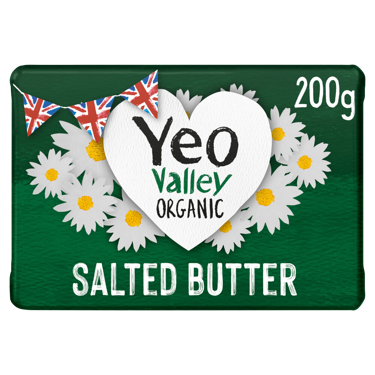 Yeo Valley Organic 1.5% Salted Butter 200g