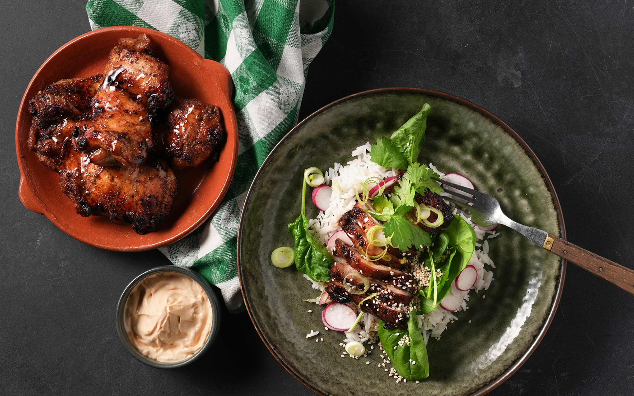 Φιλέτα από μπούτι κοτόπουλου στο Air Fryer