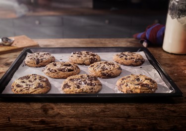 Salted chocolate chip cookies