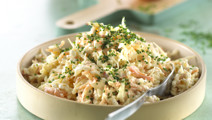 Coleslaw med hytteost