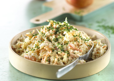 Coleslaw med hytteost