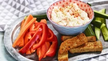 Ostdipp med paprika