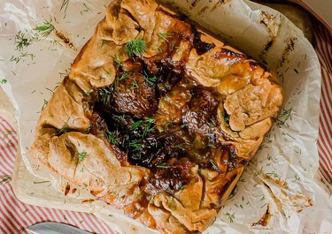 Quiche με γαλοπούλα