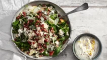 Fänkålssallad med ädelost och bacon
