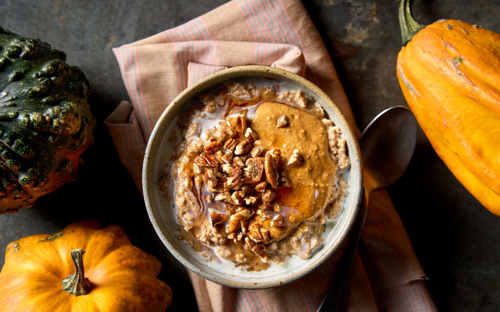 Pumpkin spice-gröt
