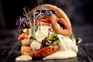 Veggie Burger Asian Style