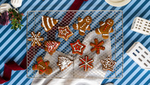 Μπισκότα gingerbread (χριστουγεννιάτικα μπισκότα με μπαχαρικά)