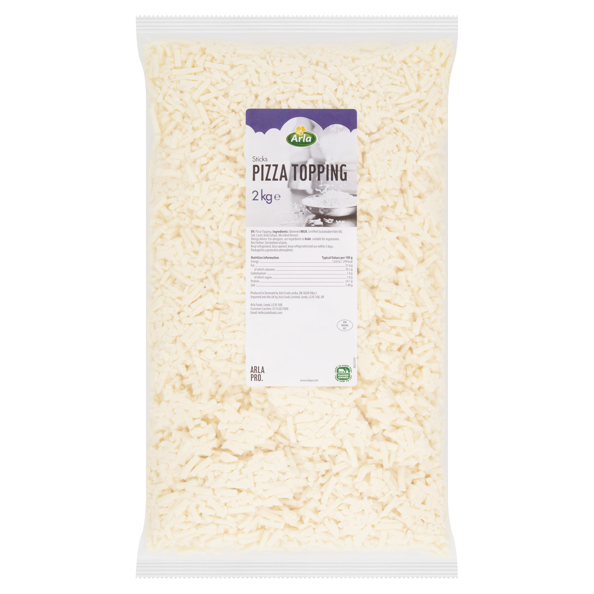 Arla Pro Pizza Topping Sticks 2kg