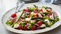 Grillad biffsallad