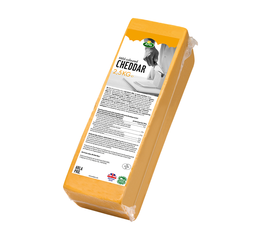 Arla® Pro Mild Coloured Cheddar φρατζόλα 2,5kg