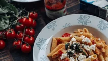 Spinazie-tomatenpasta