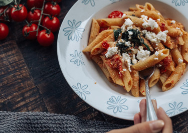Spinach tomato pasta