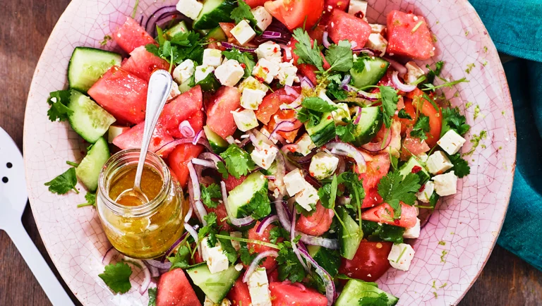 Watermeloen salade met Apetina®