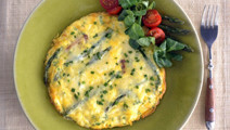 Asparagus Omelet with Havarti & Herbs