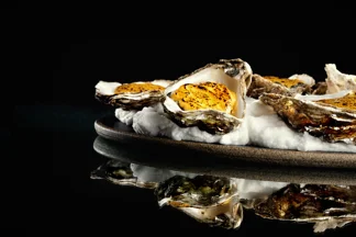 Gratinerede østers