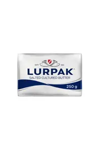 Use the Lurpak salted butter for a tastier experience