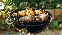 Grillat kött med chiliglaze