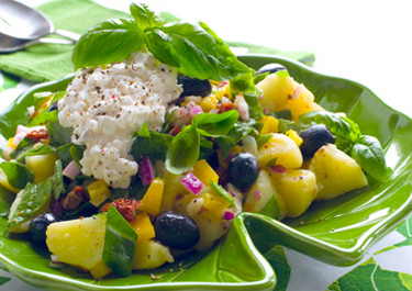 Pinaatti perunasalaatti