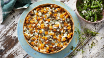 Rustik tærte med butternut squash