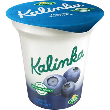 Arla Kalinka mustikkakerros-jogurtti 150g vähälaktoosinen
